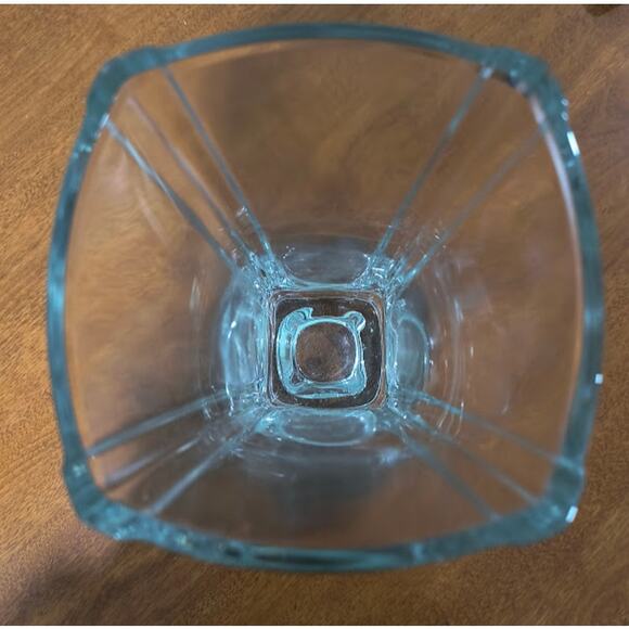 Thick Lead Crystal Vase, Made in France, 9-3/4" Tall - Picture 3 of 5